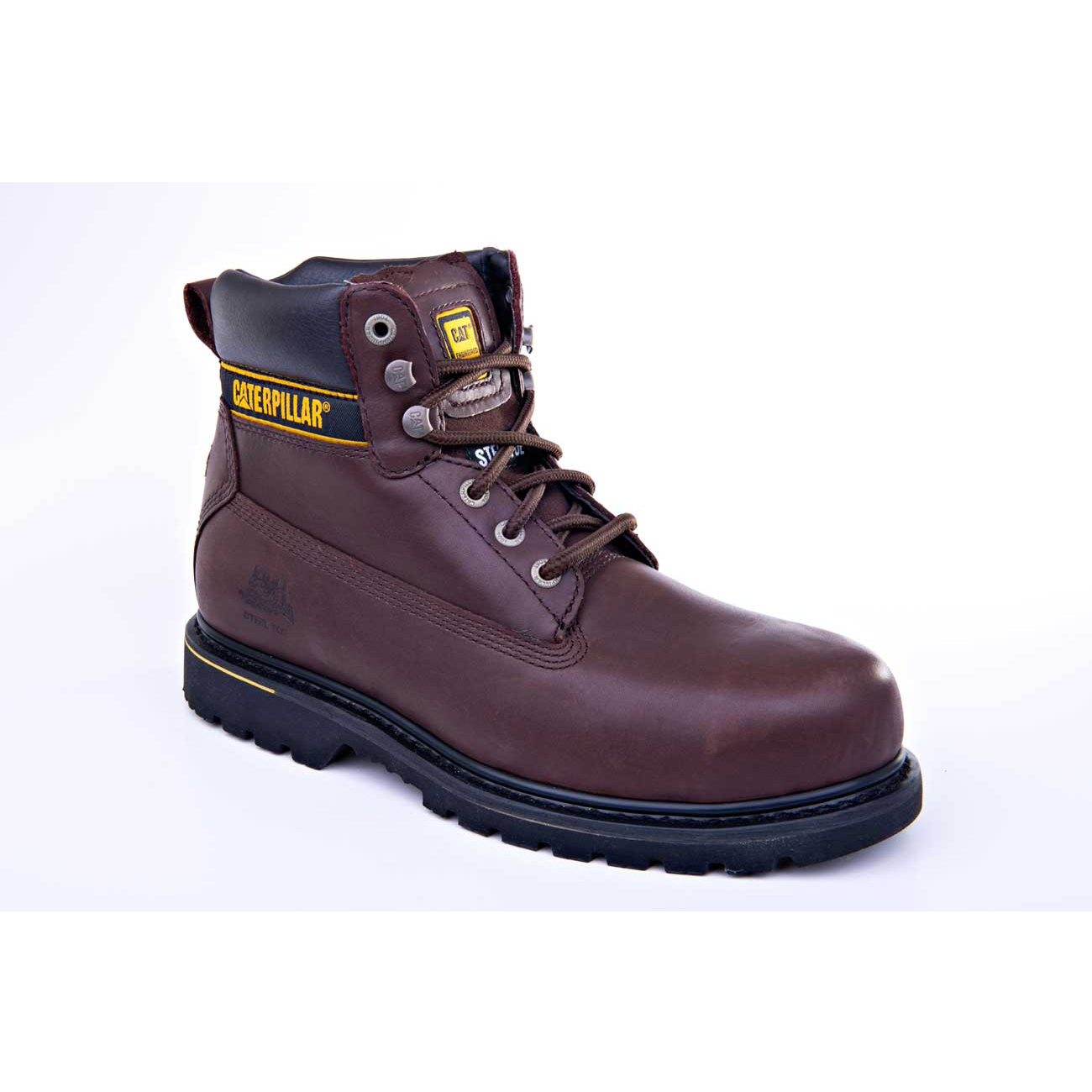 Men's Caterpillar Holton St - Sa Safety Boots Burgundy Ireland NBDP92781